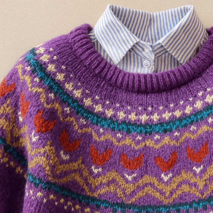 Vossara™ | Klassisk vintage-striktrøje