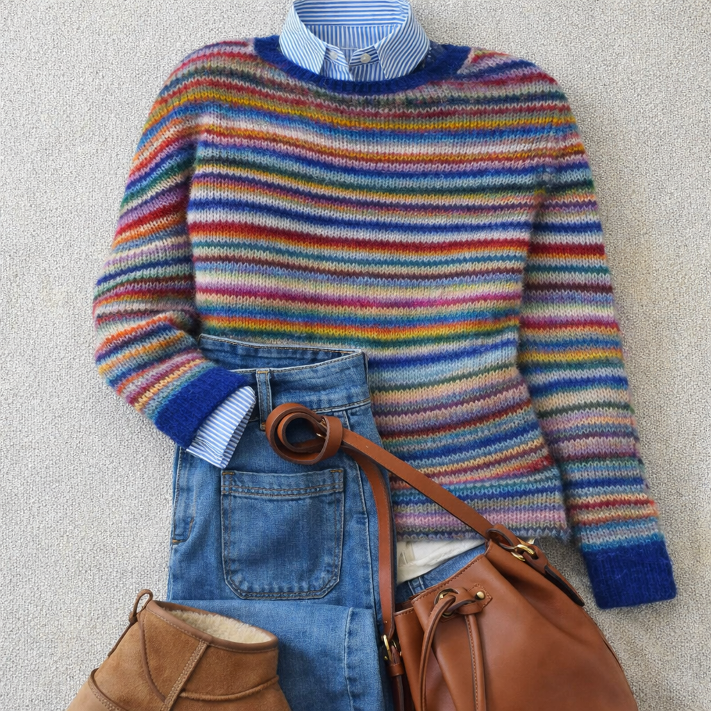 Megan™ | Nordisk heritage-striksweater