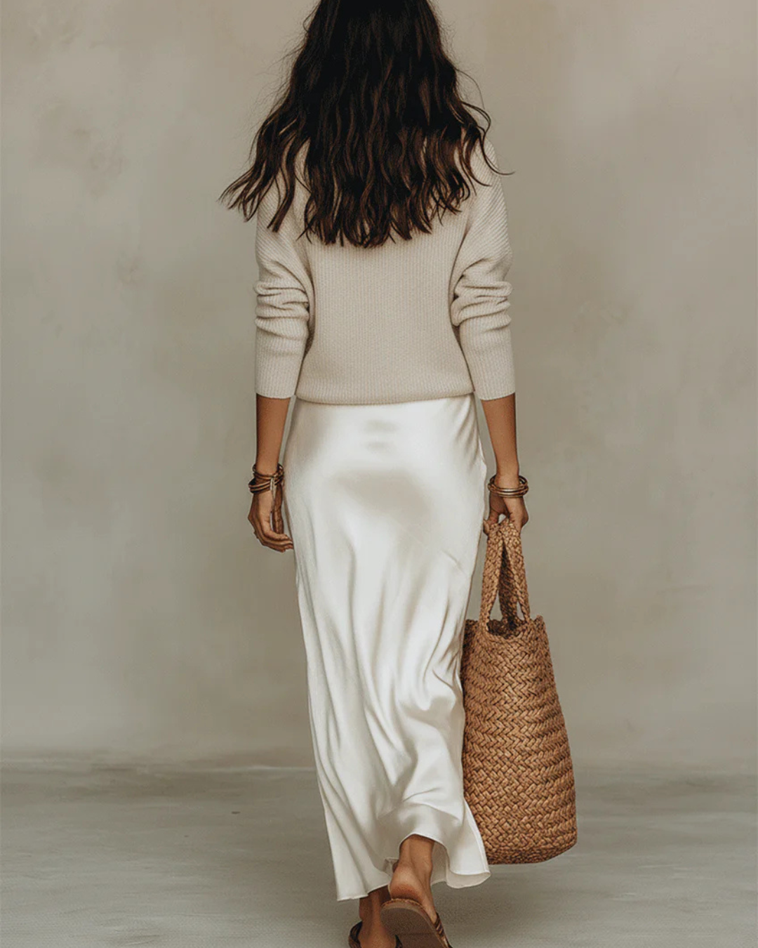 Rosanna | Midikjole i satin