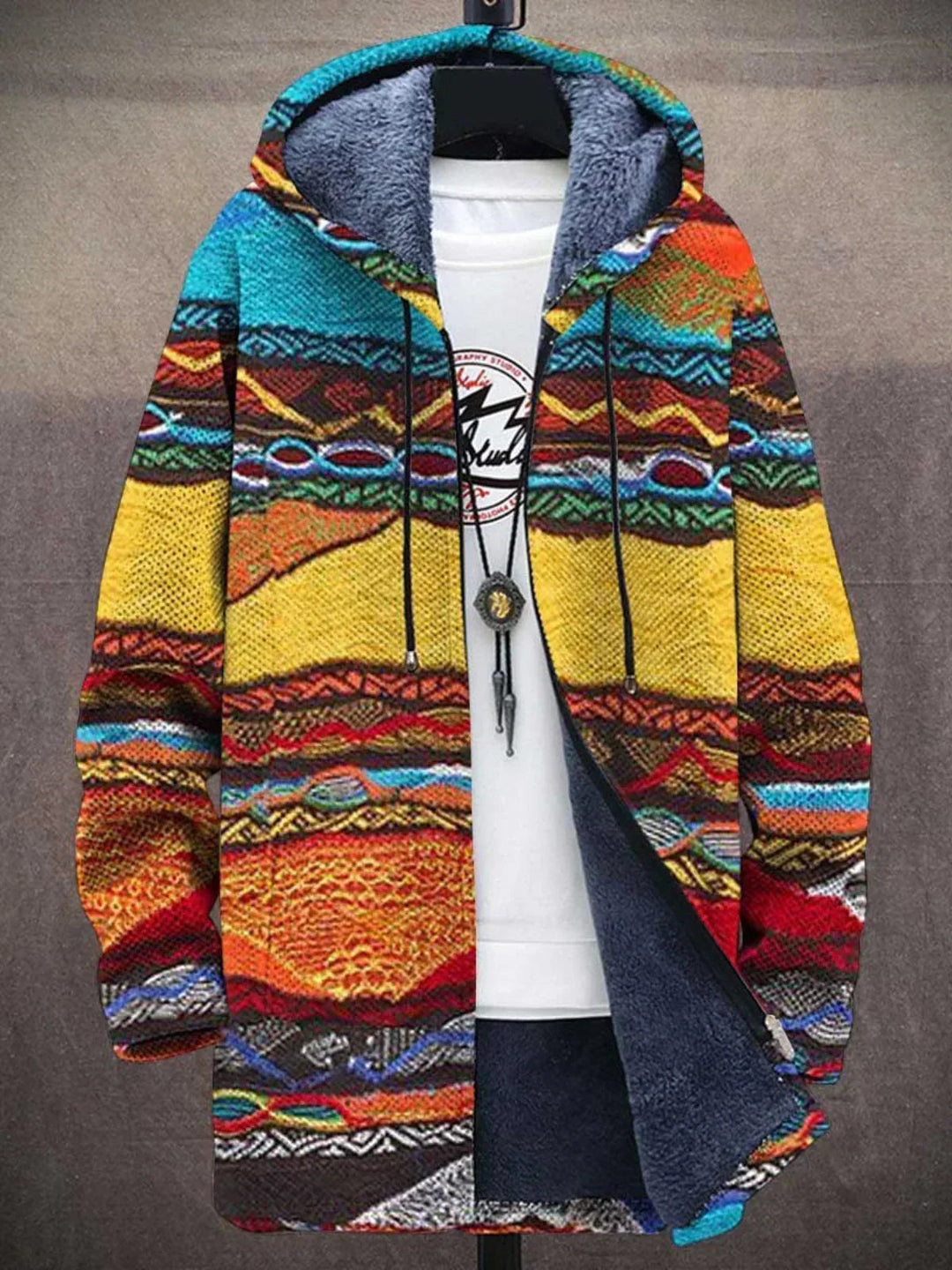 Elouera™ | Luksuriøs cardigan med kunstnerisk inspiration