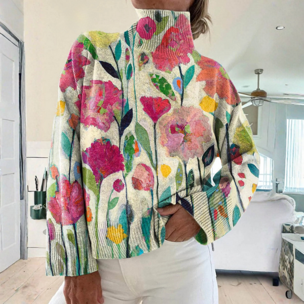 Lucy | Hyggelig rullekravetrøje i vintagestil