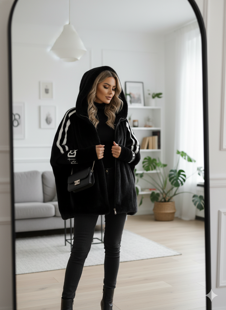 Janette™ – Elegant vinterfrakke i kunstpels