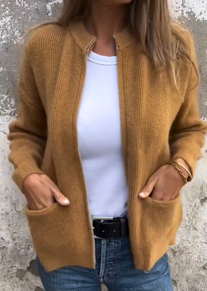 Minimalistisk cardigan til kvinder