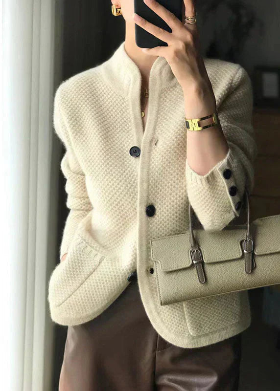 Luksuriøs hyggelig cardigan – Blød strik med åben front
