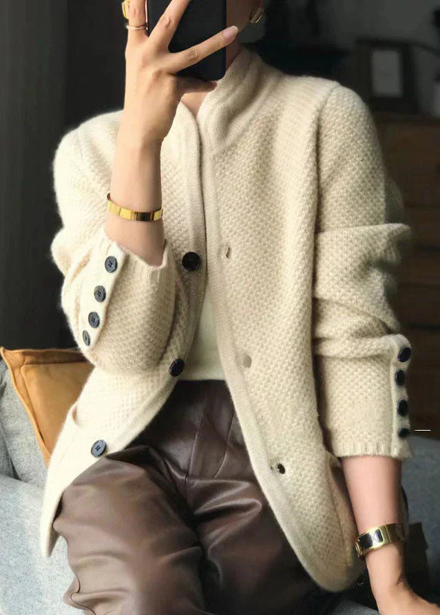 Luksuriøs hyggelig cardigan – Blød strik med åben front