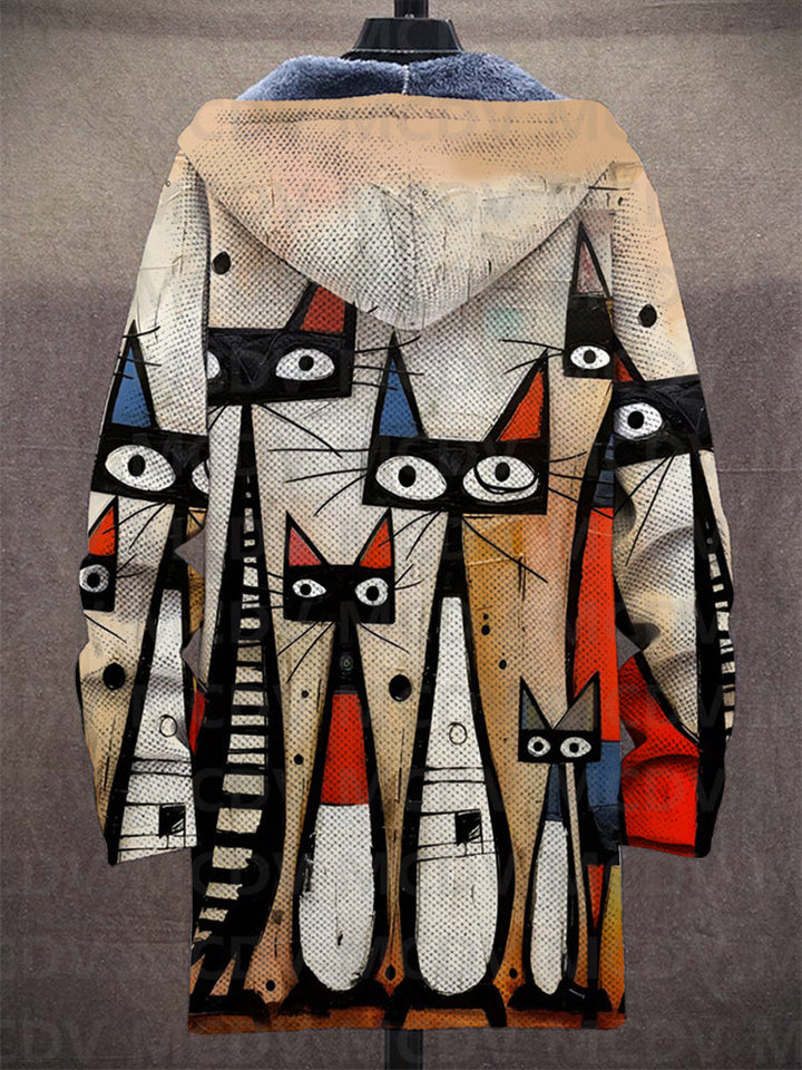 Lowanna™ | Luksuriøs cardigan med kunstnerisk inspiration
