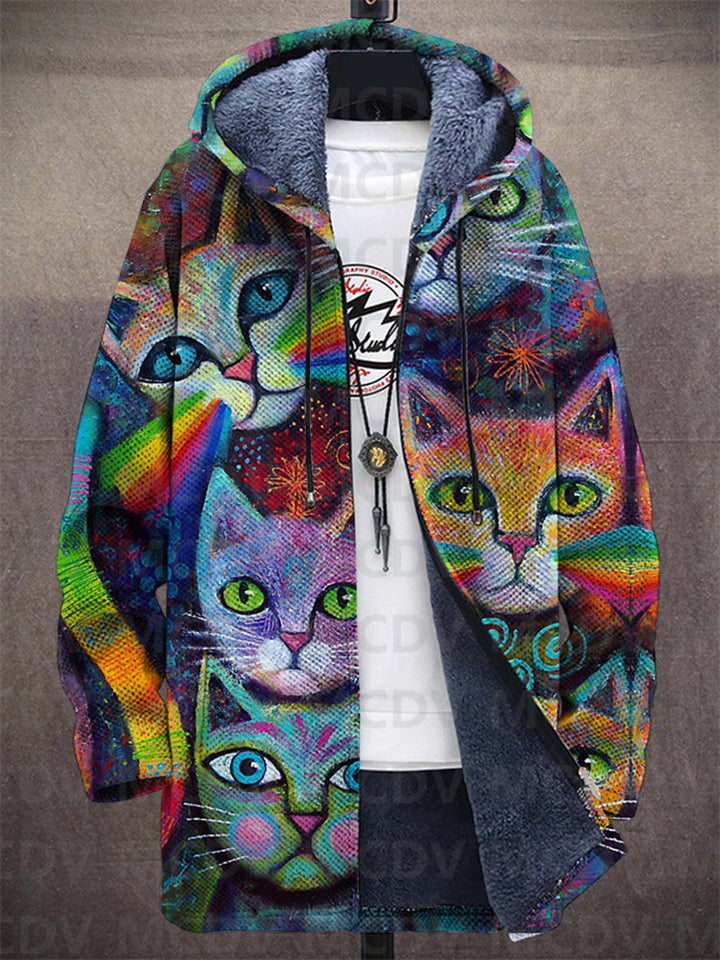 Lowanna™ | Luksuriøs cardigan med kunstnerisk inspiration
