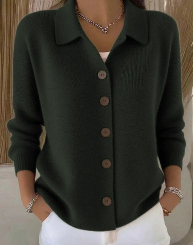 Josefina | Cardigan med krave og knapper