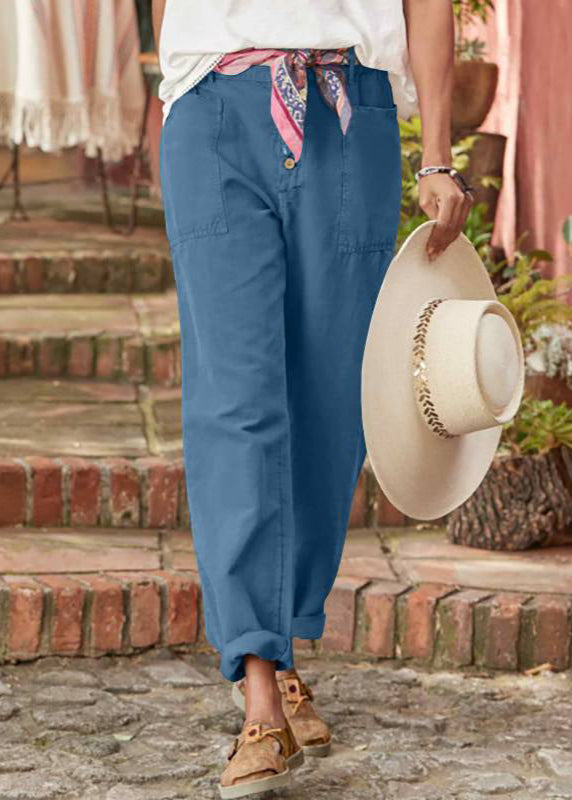 LISE™ - ELEGANTE AFSLAPPEDE CARPENTER-JEANS