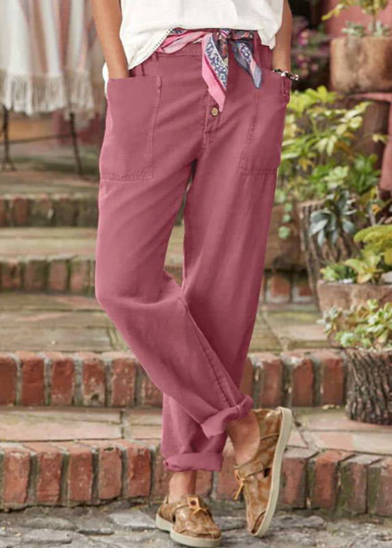 LISE™ - ELEGANTE AFSLAPPEDE CARPENTER-JEANS
