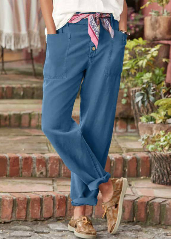 LISE™ - ELEGANTE AFSLAPPEDE CARPENTER-JEANS