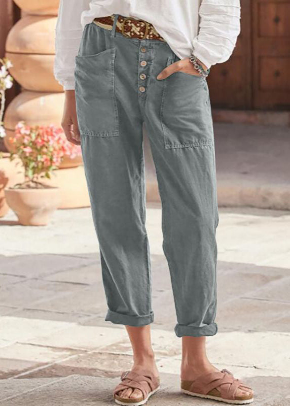 LISE™ - ELEGANTE AFSLAPPEDE CARPENTER-JEANS