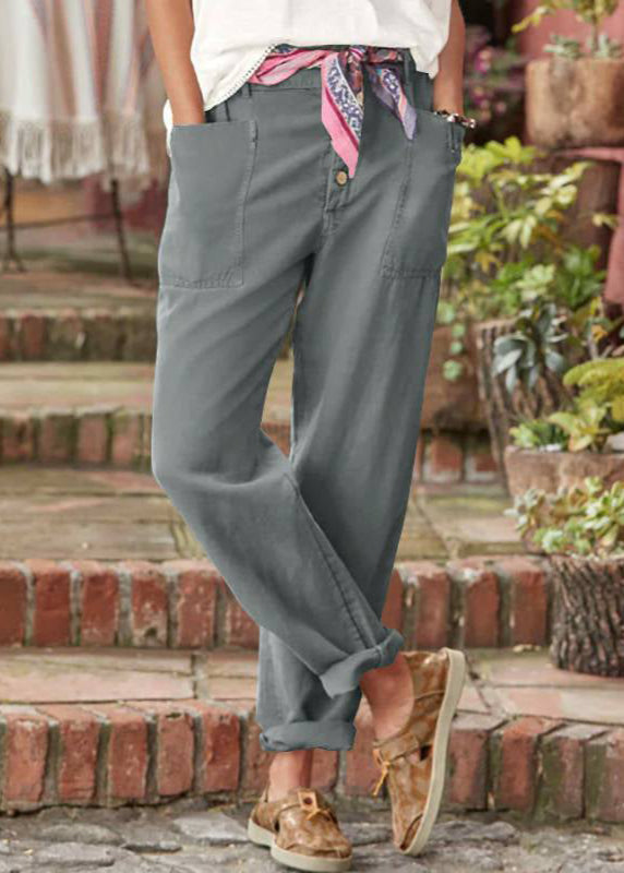 LISE™ - ELEGANTE AFSLAPPEDE CARPENTER-JEANS