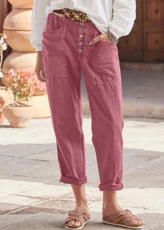 LISE™ - ELEGANTE AFSLAPPEDE CARPENTER-JEANS