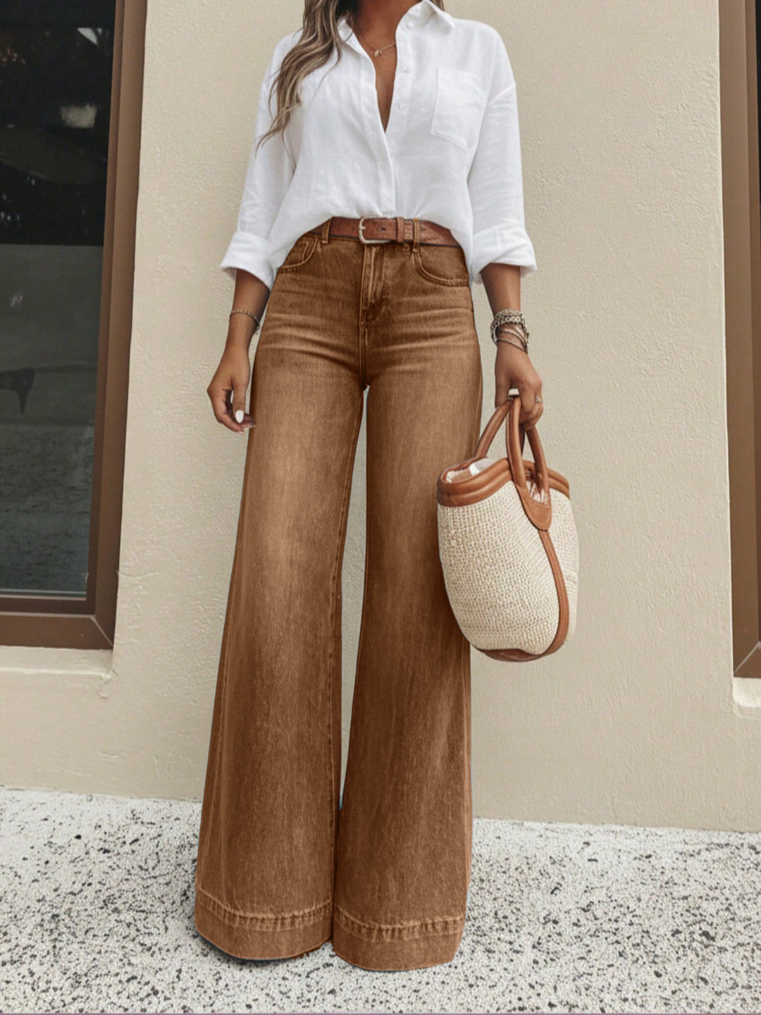 Lucia | Jeans med vide ben