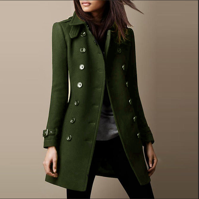 Renate™ | Elegant vinterfrakke i uld