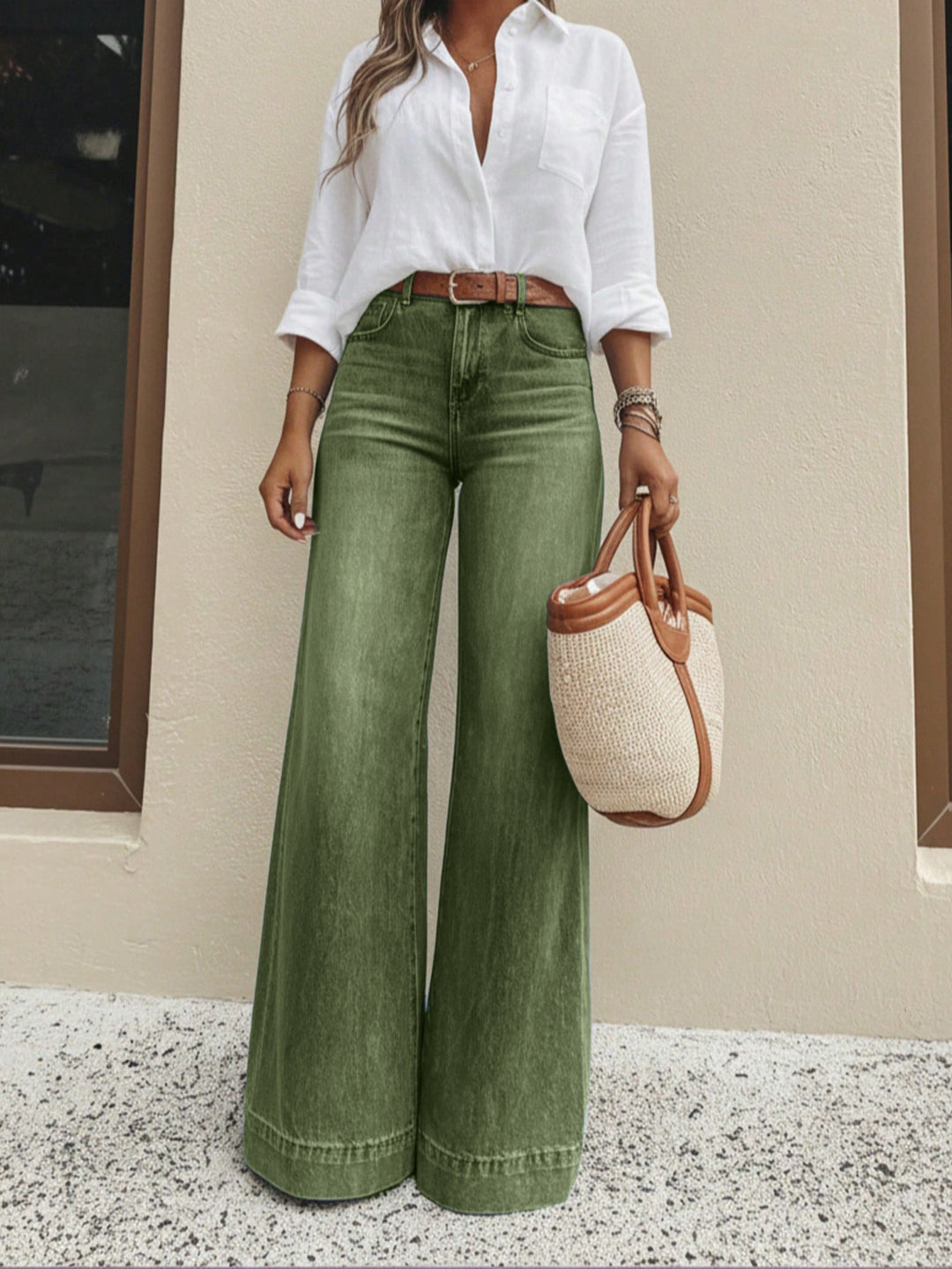 Lucia | Jeans med vide ben