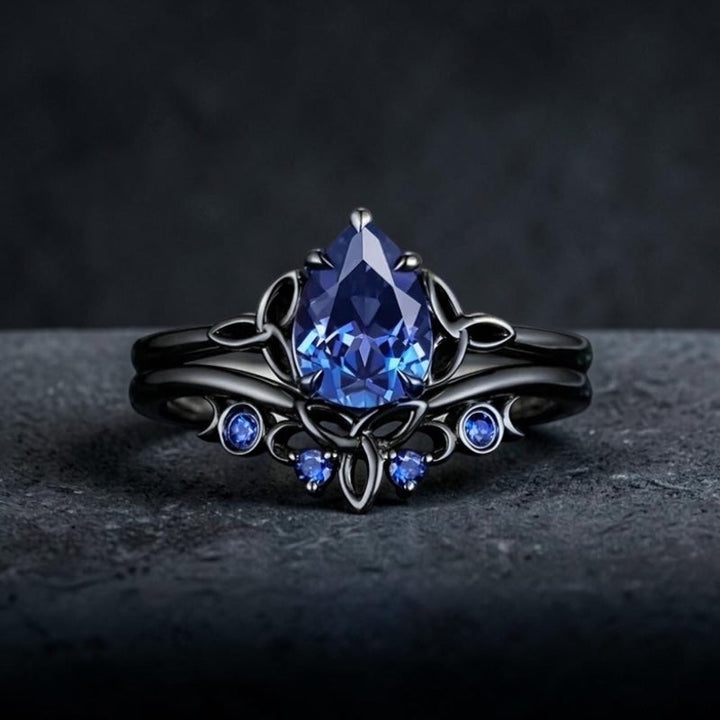 Skumringsvedbend-ring - Sort skov