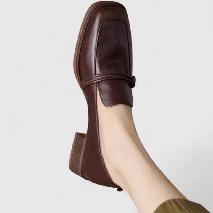 Mirella – Loafers med firkantet tå