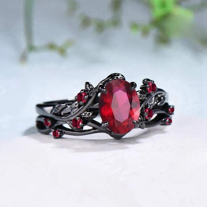 Skumringsvedbend-ring - Flamme