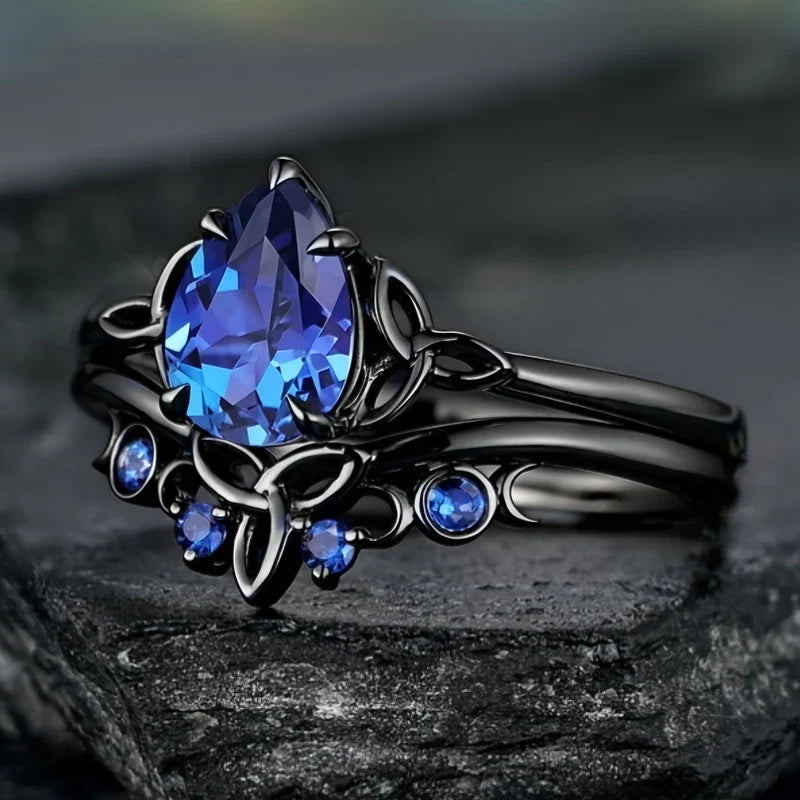 Skumringsvedbend-ring - Sort skov
