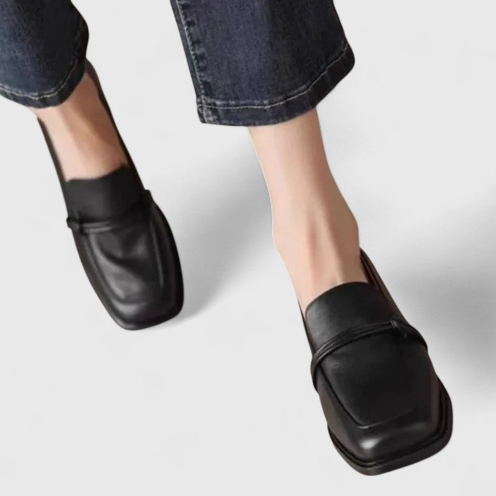 Mirella – Loafers med firkantet tå
