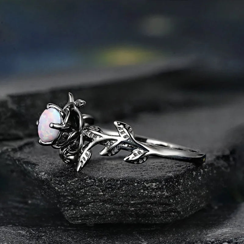 Skumringsvedbend-ring - Sammenflettet