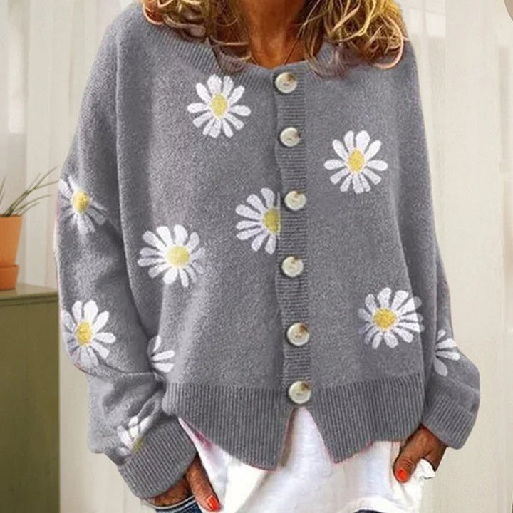 Cardigan med knapper – Klassisk langærmet strik