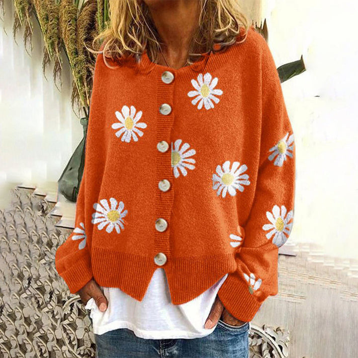 Cardigan med knapper – Klassisk langærmet strik