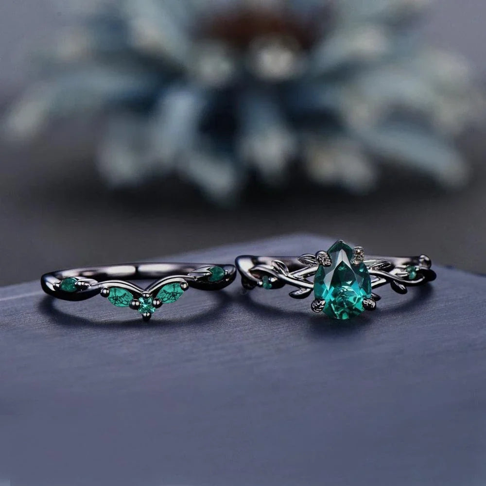 Skumringsvedbend-ring - Turkis drøm