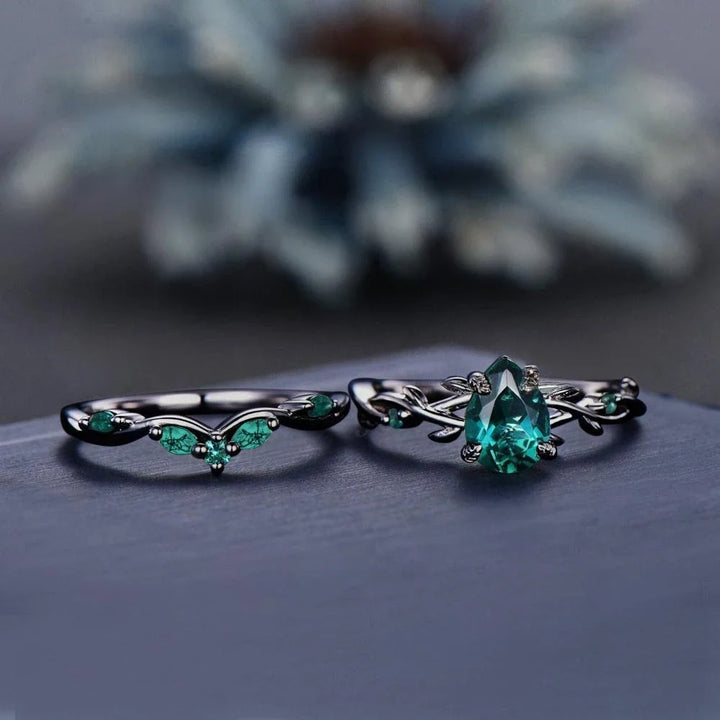 Skumringsvedbend-ring - Turkis drøm