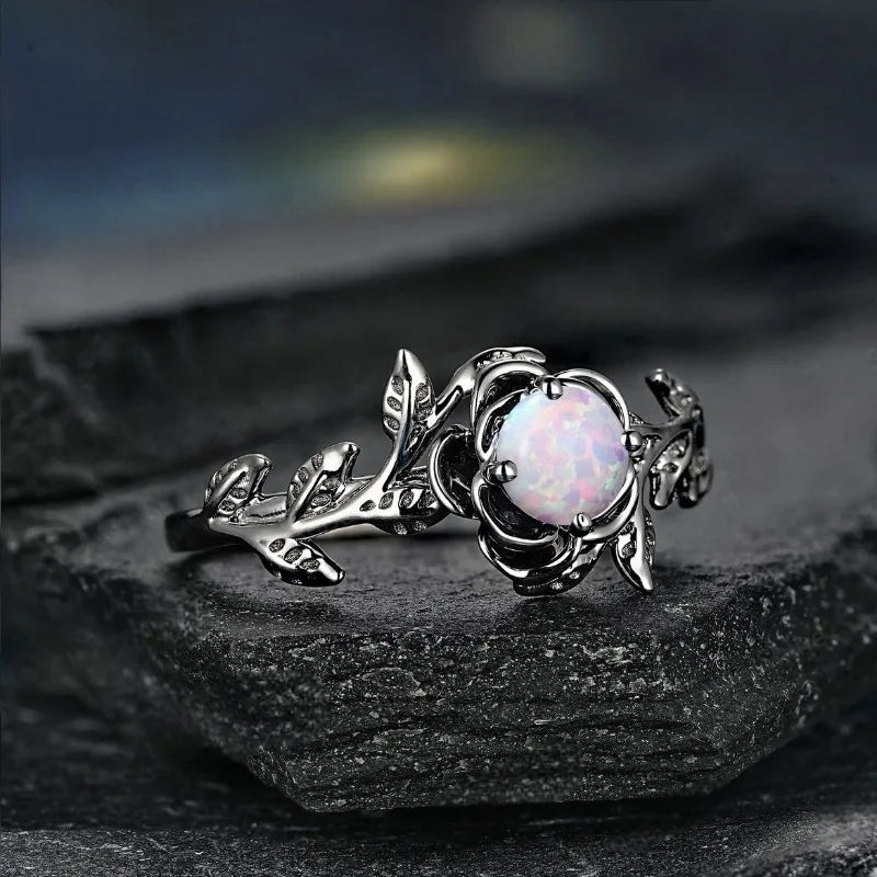 Skumringsvedbend-ring - Sammenflettet