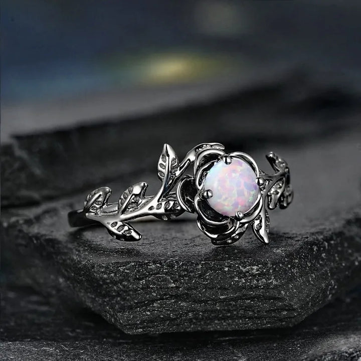 Skumringsvedbend-ring - Sammenflettet