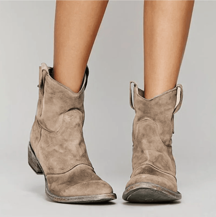 Piper | Western-ankelstøvler med pull-on-design