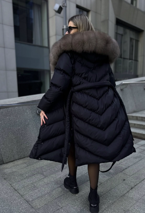 Christina | Elegant casualjakke med kunstpelskrave