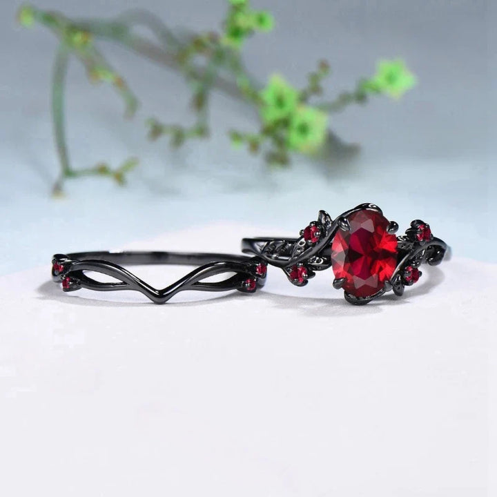 Skumringsvedbend-ring - Flamme