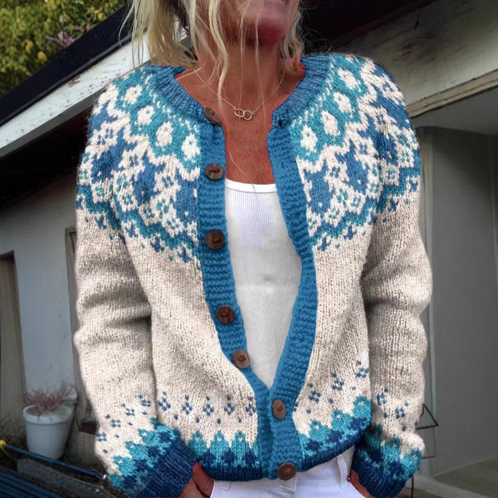 Eva | Vintage islandsk cardigan
