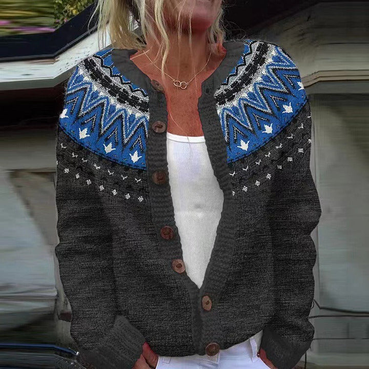 Jade | Vintage islandsk cardigan