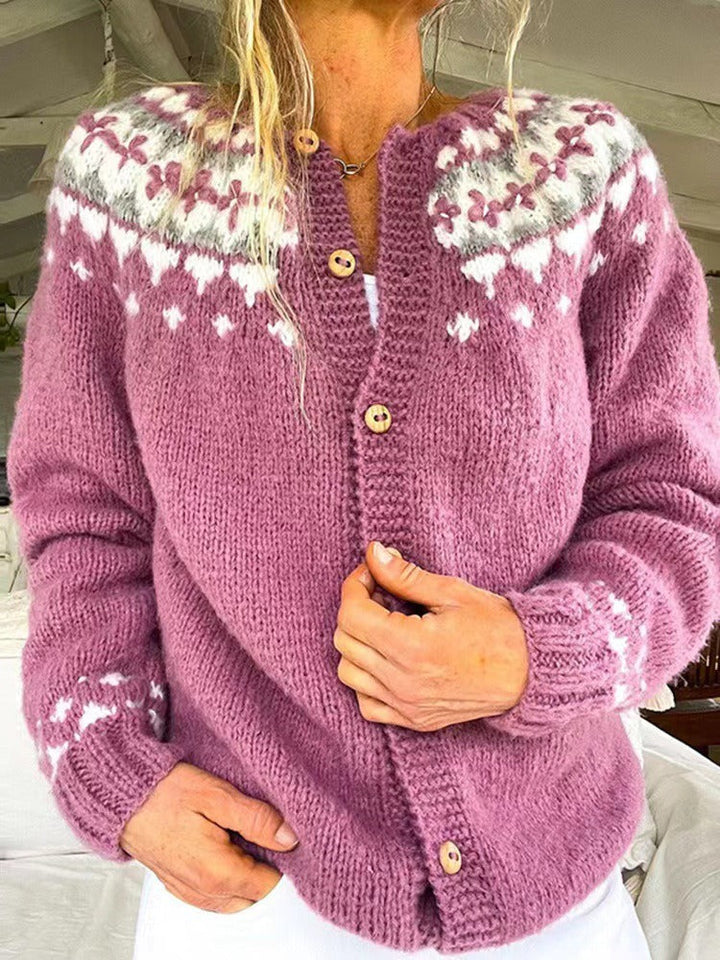 Maya | Vintage islandsk cardigan