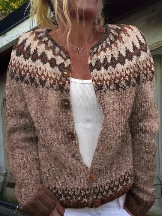 Ariana | Vintage islandsk cardigan