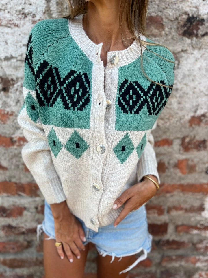 Allison | Vintage islandsk cardigan