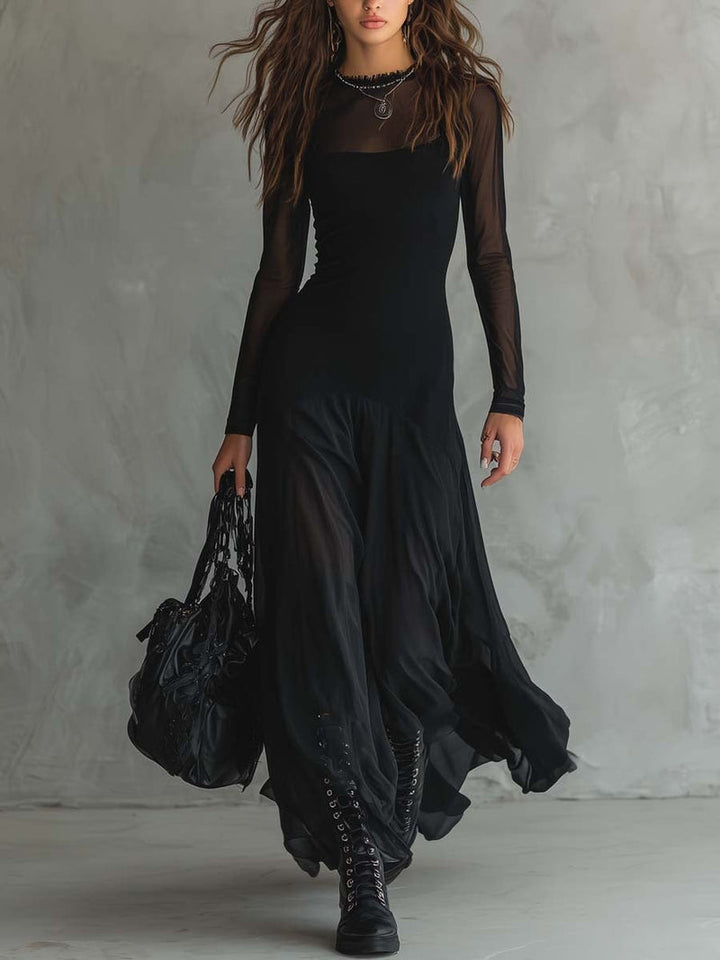 Yara™ elegant, flydende kjole