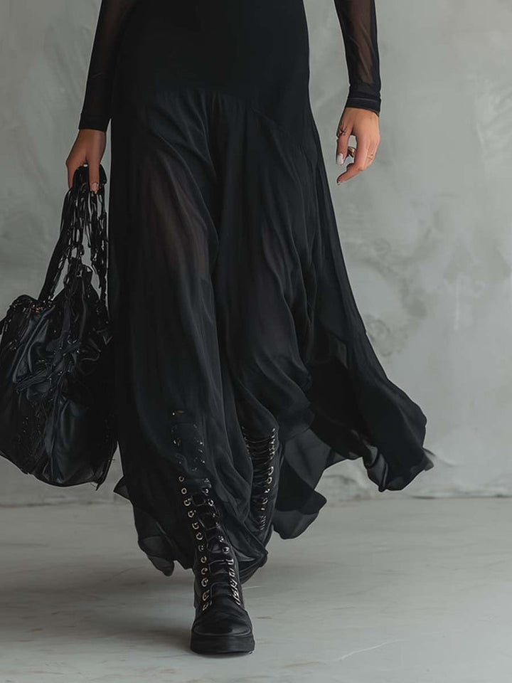 Yara™ elegant, flydende kjole