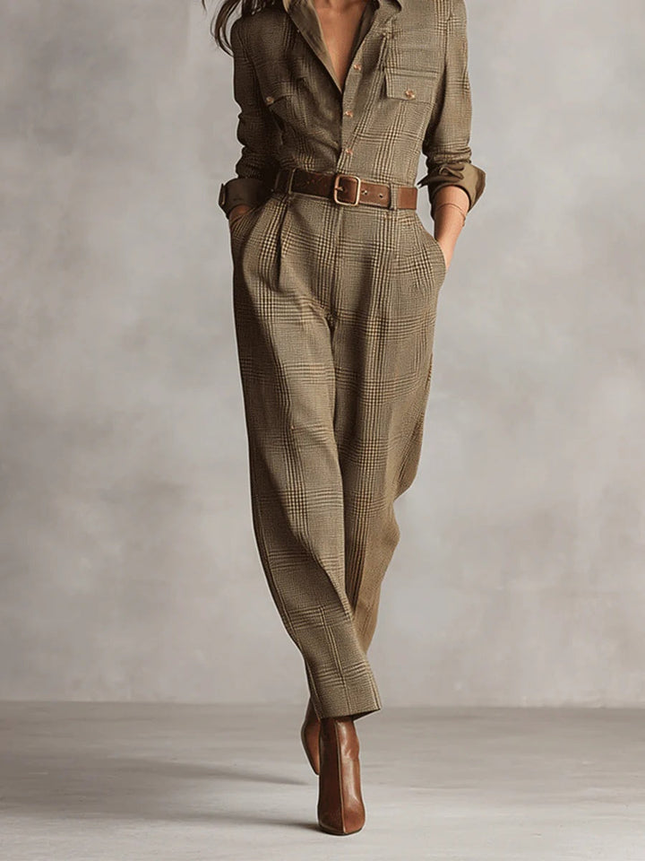 Mirabelle – Tweed jumpsuit til kvinder