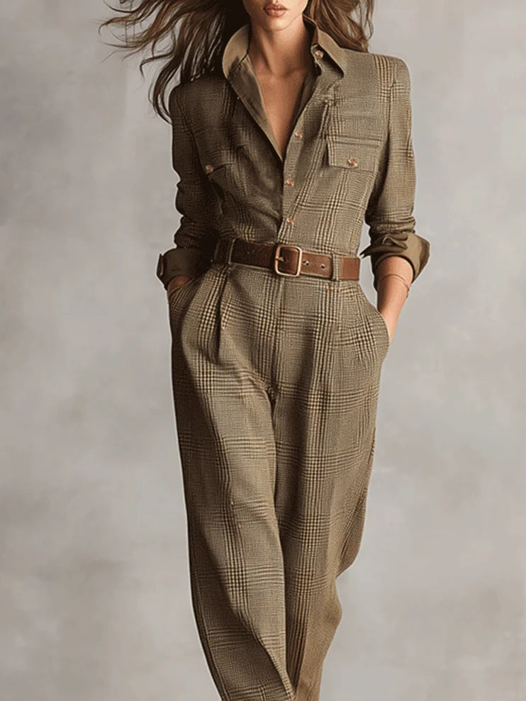 Mirabelle – Tweed jumpsuit til kvinder