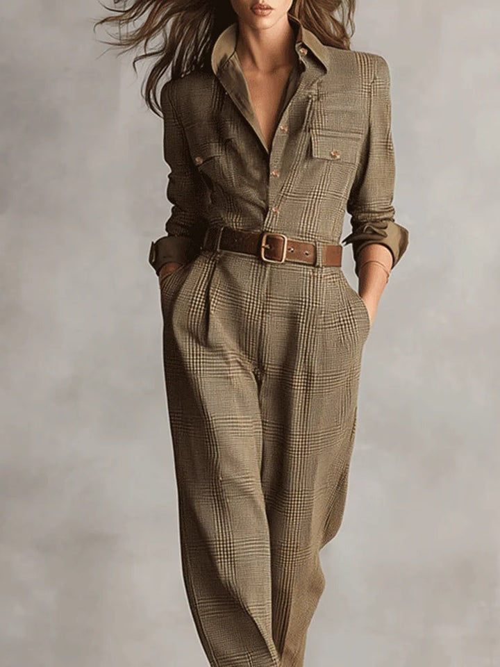 Mirabelle – Tweed jumpsuit til kvinder