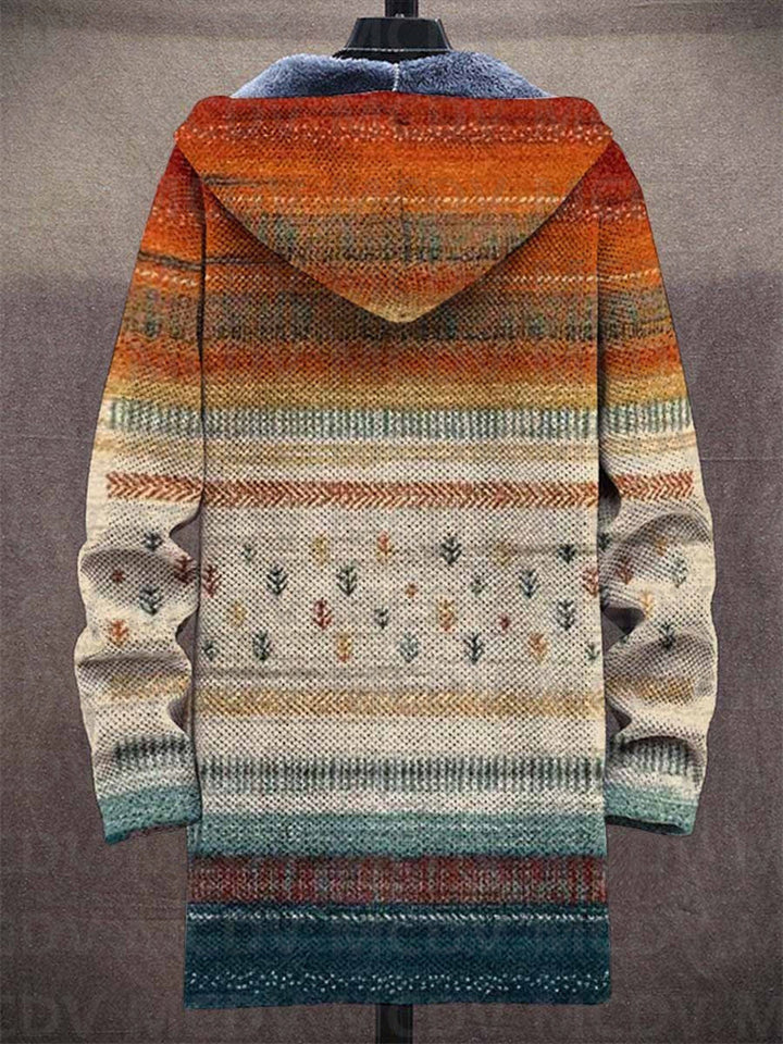 Zalie™ | Luksuriøs cardigan med kunstnerisk inspiration