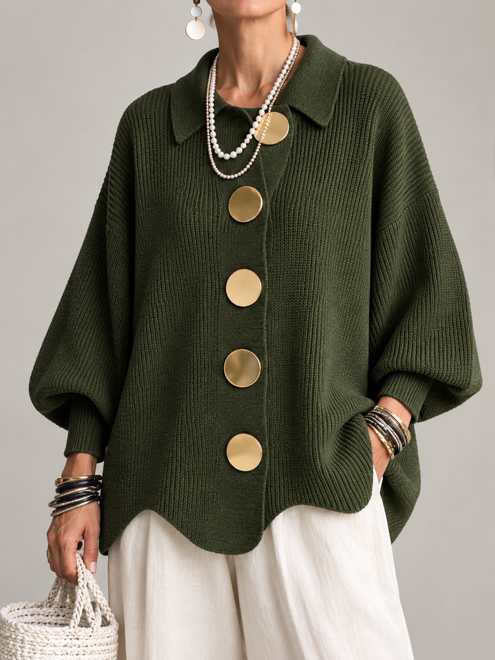 Ardelle™ | Oversized cardigan med krave