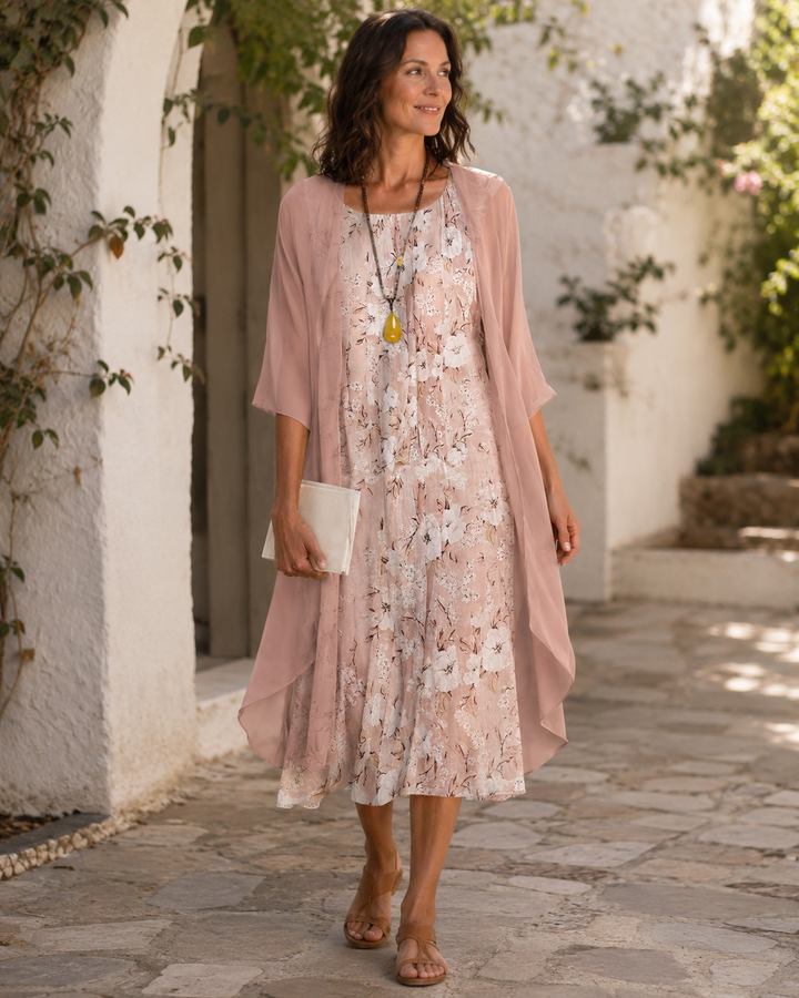 Marigold | Kjole med cardigan