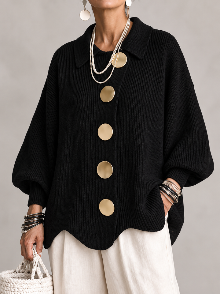Ardelle™ | Oversized cardigan med krave